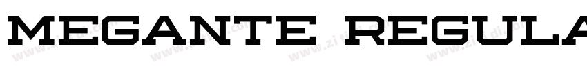 Megante Regular字体转换